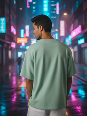Unisex Jade Extreme Terry Cotton Oversized T-shirt