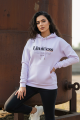 Women's Limitless Lavender Oversized Hooded Sweatshirt