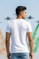 Men's INDIA Skyline Tricolour Art Classic Crew T-Shirt