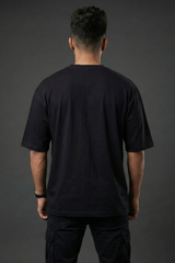 Men's Have Fun – Minimal Vertical Typography Oversized T-Shirt