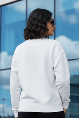 Women's Plain White Sweatshirt