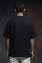 Men's Be Different Bold Vertical Typography Oversized T-Shirt