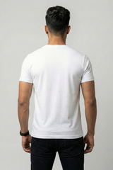 Men's Minimal Typography Classic Crew T-Shirt