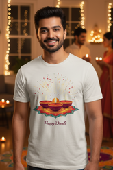 Unisex Happy Diwali Celebration Classic Crew T-Shirt