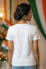 Women's INDIAN Tricolor Statement Classic Crew T-Shirt
