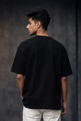 Men's Urban Vertical Graphic Oversized Streetwear T-Shirt