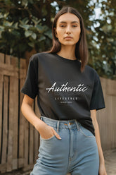 Black Half Sleeve Tshirt
