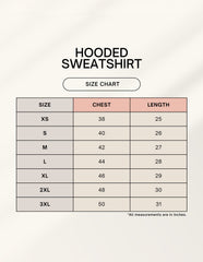 Men's Drapelet White Hooded Sweatshirt