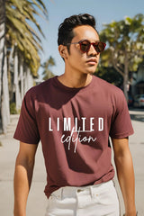 Unisex Maroon "Limited Edition" Premium Supima T-shirt