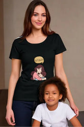 Women's "Mom & Son Love" Half Sleeve T-Shirt