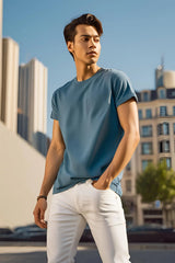 Round Neck Half Sleeve Plain T-Shirt