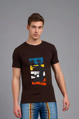 brown tshirt