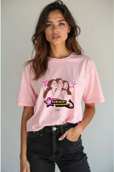 Empowerment Tees: Women's 'Keep Going' Baby Pink T-Shirt