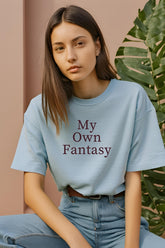 Women's Fantasy Quote Half Sleeve T-shirt