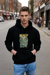 Mens Steampunk Hooded Sweatshirt