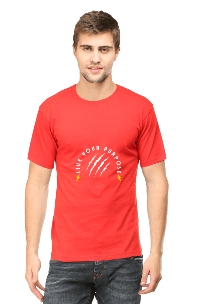 Men's Round Neck Half Sleeve Inspirational T-Shirt