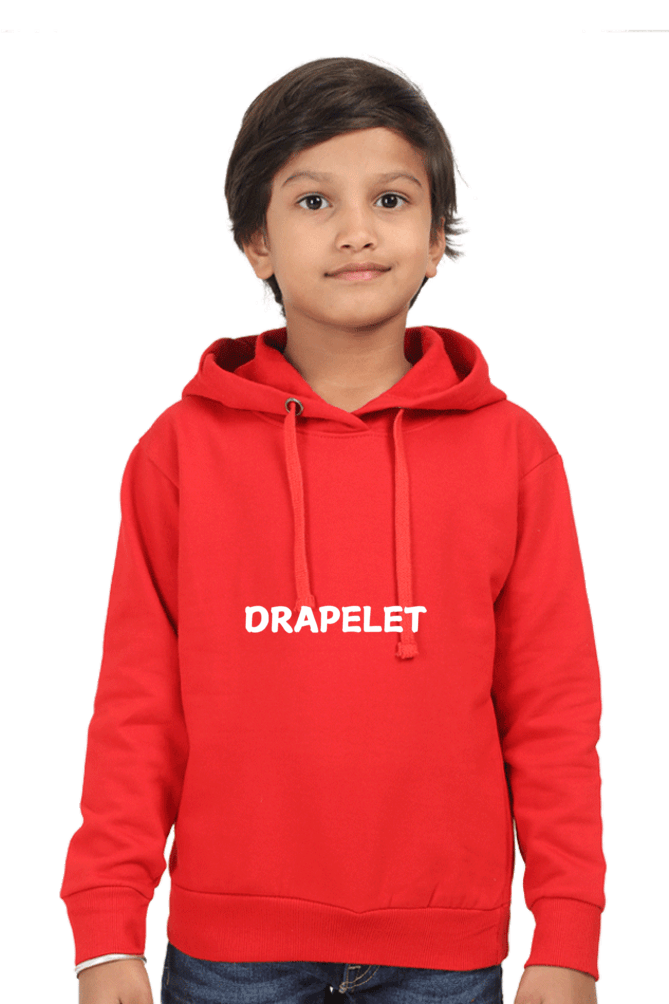 Kids Unisex Drapelet Hooded Sweatshirt