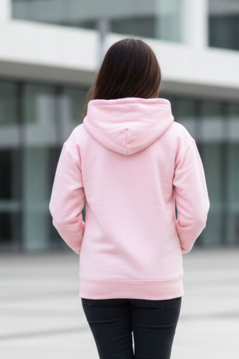 Women's Limitless Baby Pink Oversized Hooded Sweatshirt
