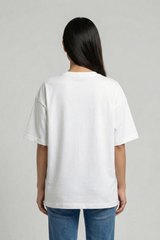 Women's Holi Is Therapy – Classic Oversized White T-Shirt
