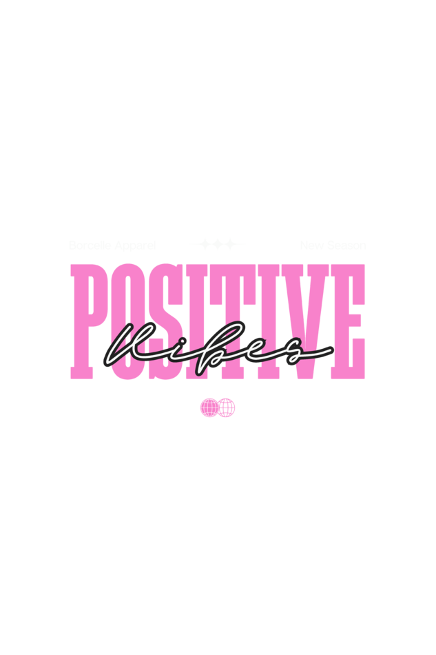 Men's Positive Vibes Hooded Sweatshirt