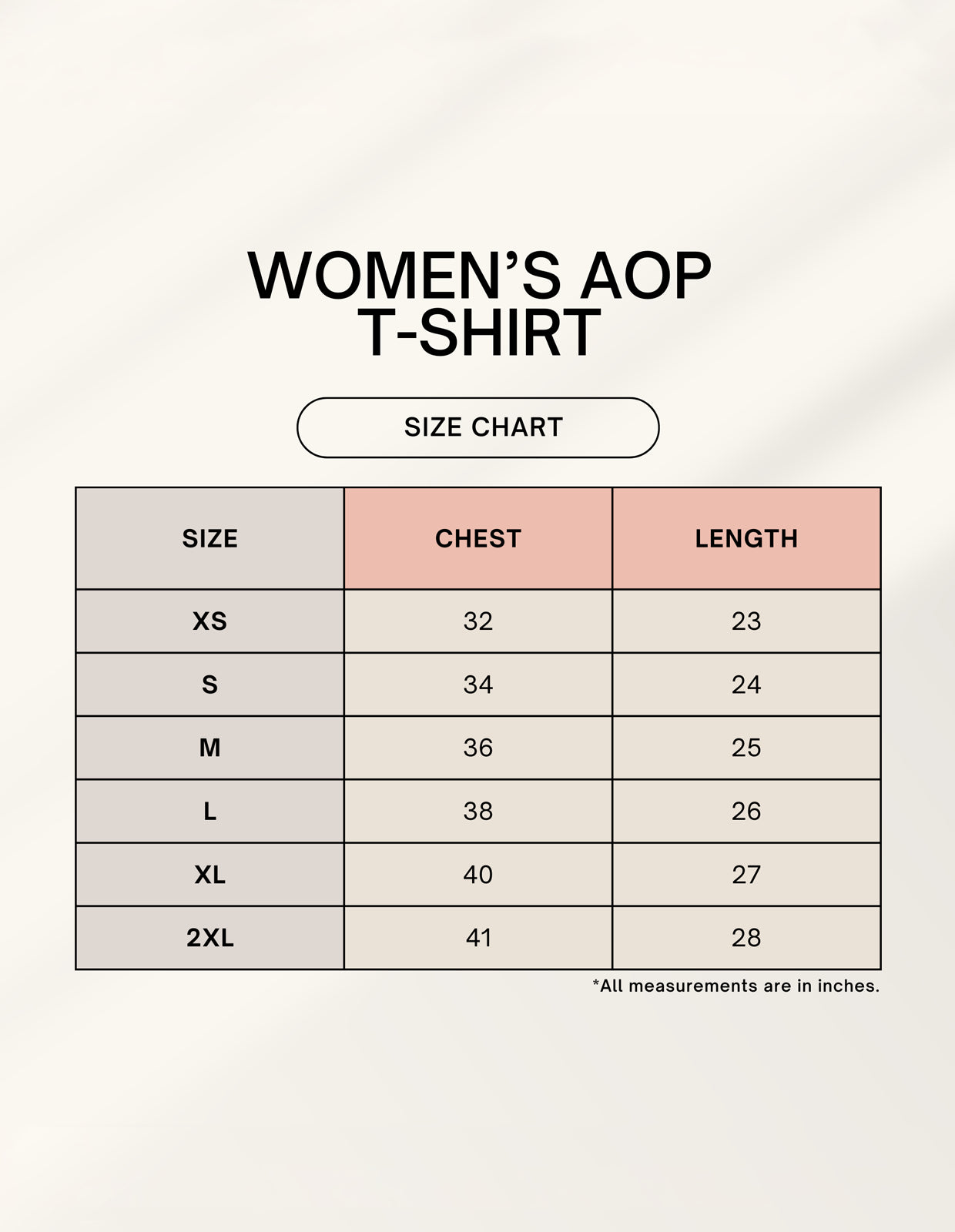Women’s Modern Abstract Blocks All-Over Print (AOP) T-Shirt