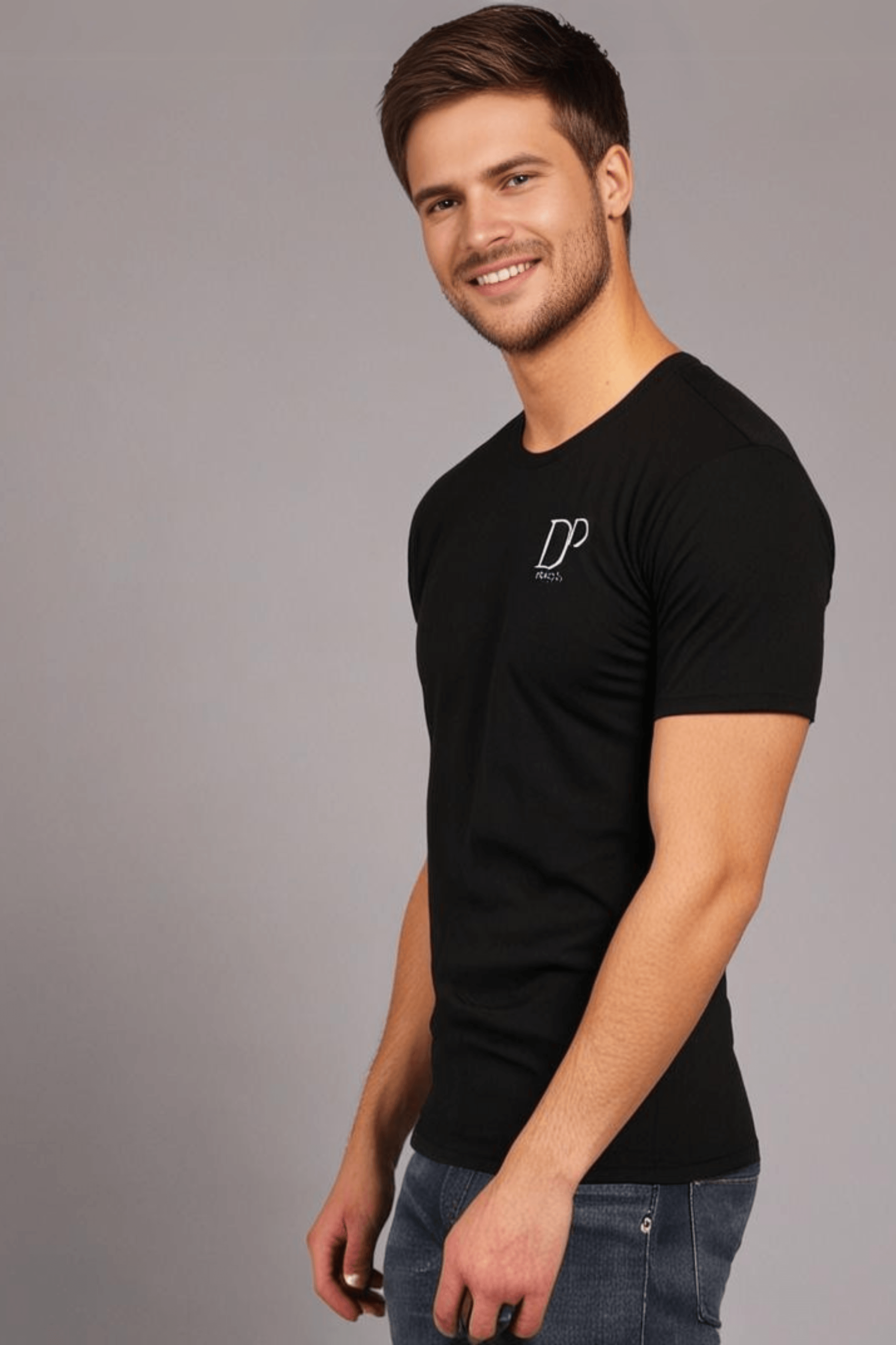 Men's Round Neck Half Sleeve T-shirt