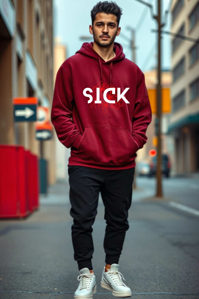 Men's Sick Hooded Sweatshirt