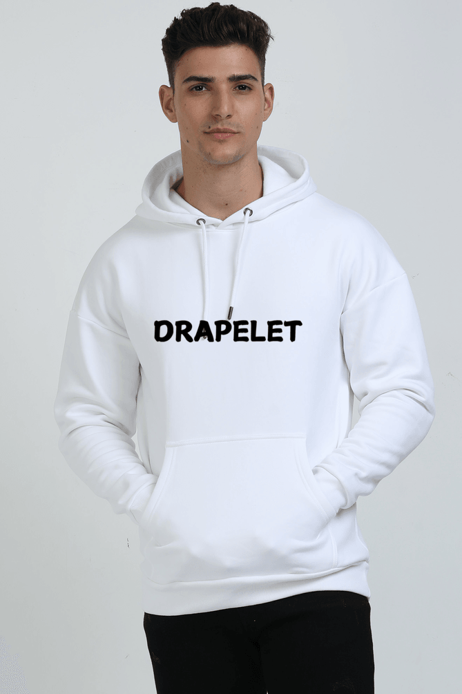 Unisex Drapelet Oversized Hooded Sweatshirt