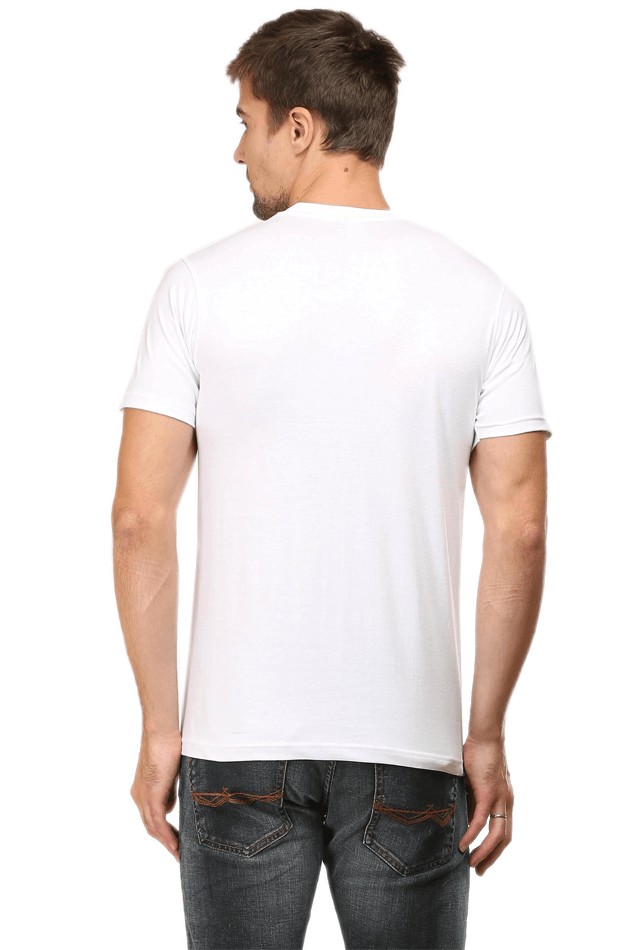 Men's Round Neck Half Sleeve Sunglasses T-Shirt