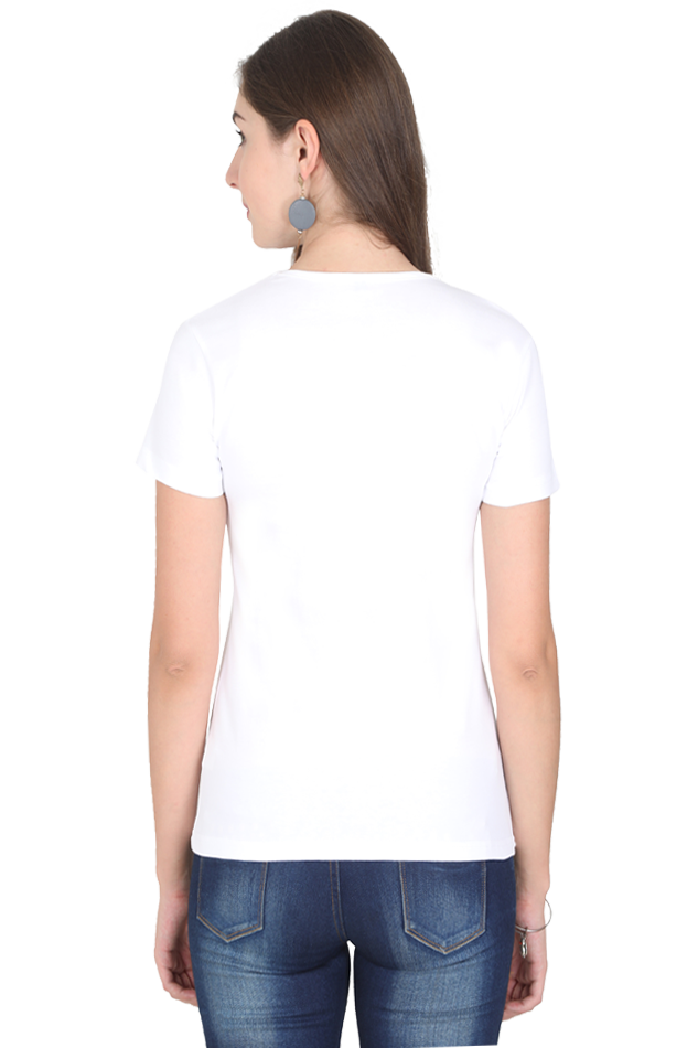 Women's Round Neck Half Sleeve Unique T-Shirt