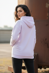 Women's Limitless Lavender Oversized Hooded Sweatshirt