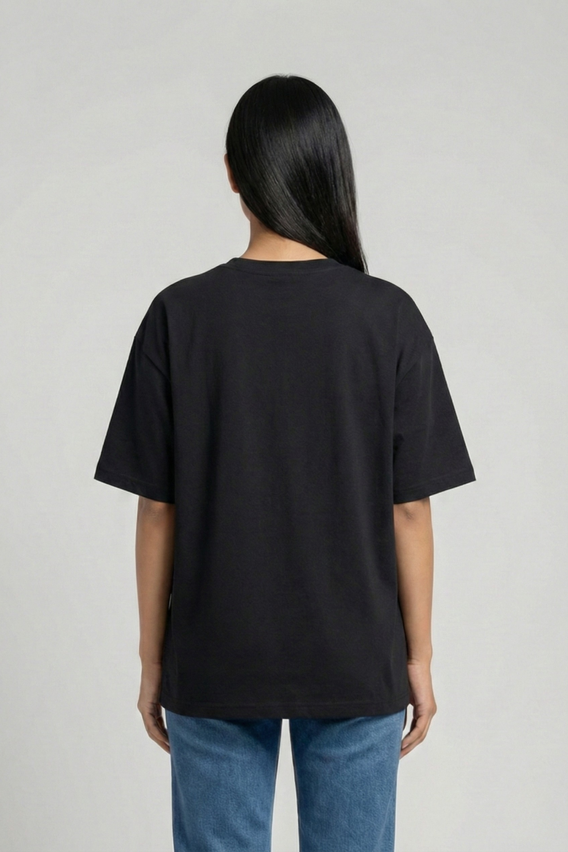 Women's Holi Vibes Scooter Dog – Classic Oversized Black T-Shirt