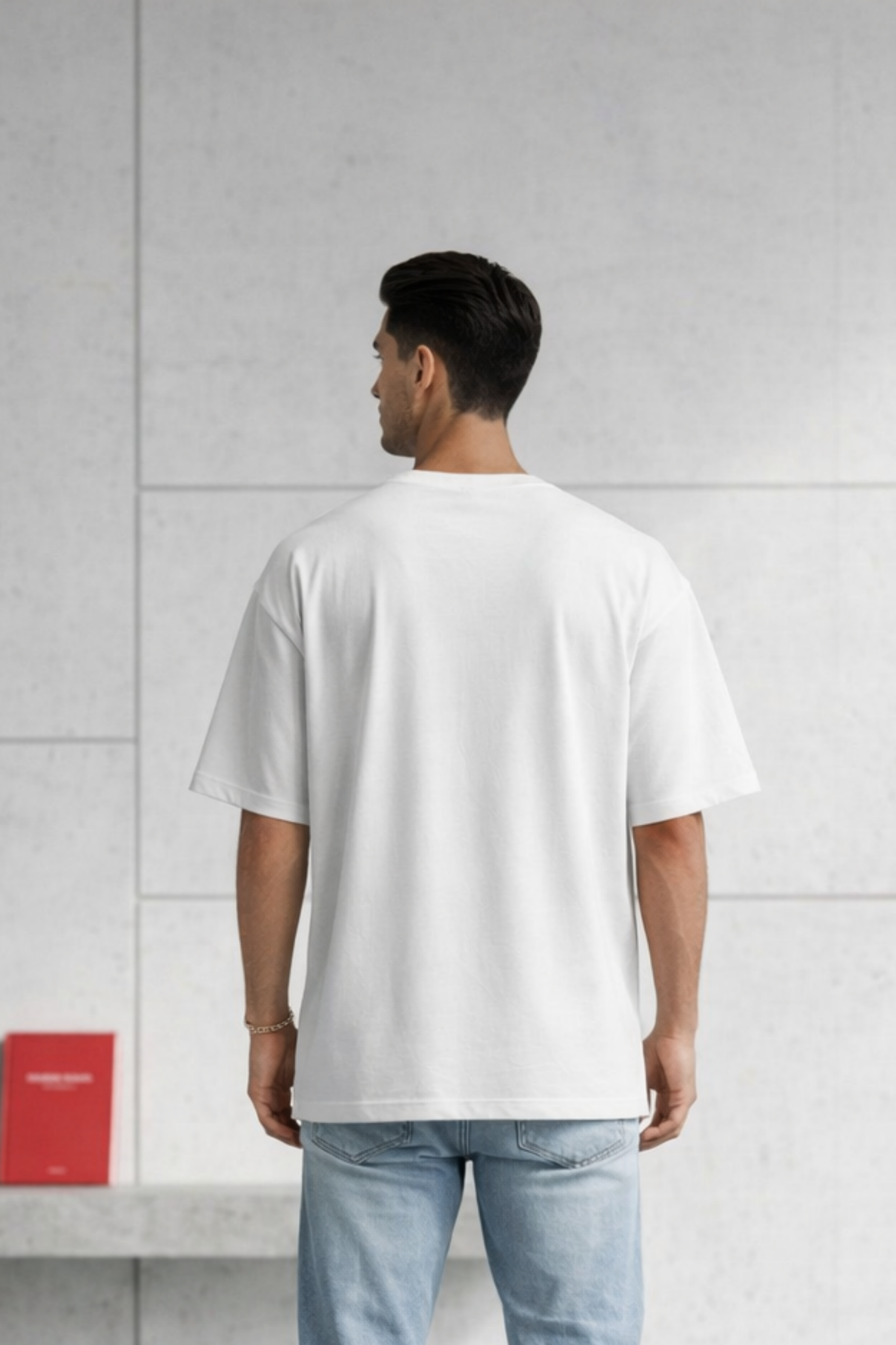 Men's Superdad Bold Graphic Oversized T-Shirt