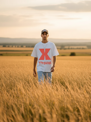 Unisex White Extreme Terry Cotton Oversized T-shirt
