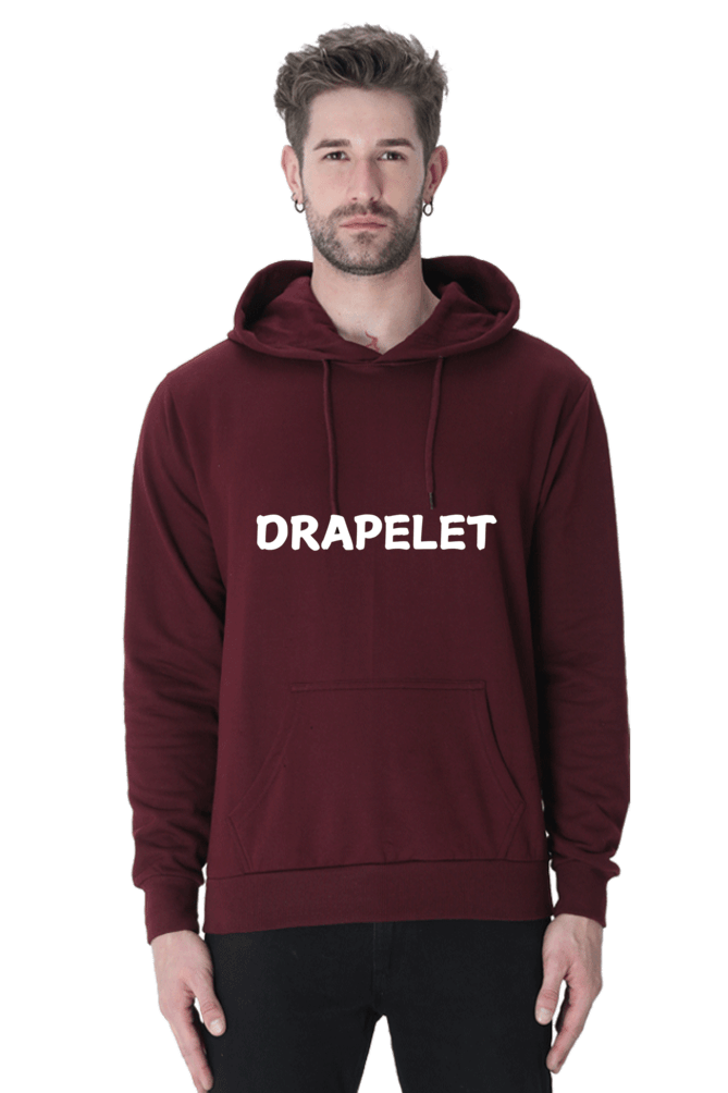 Unisex Hooded Drapelet Sweatshirt