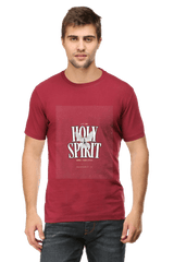 Men's Round Neck Half Sleeve Holy Spirit T-Shirt