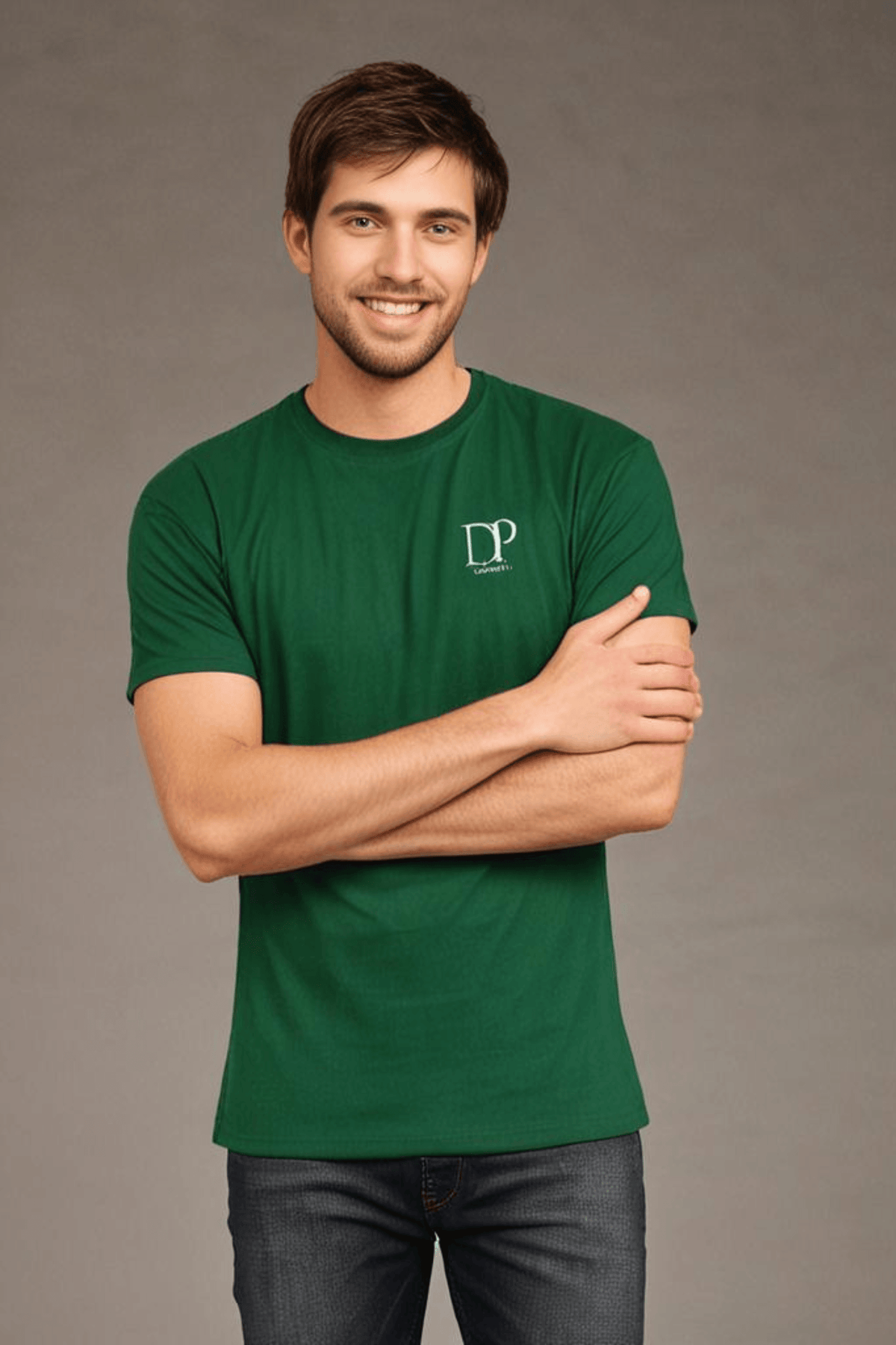 Men's Round Neck Half Sleeve T-shirt