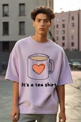 Unisex Tea Mug Terry Cotton Oversized T-shirt