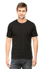 Men's Round Neck Half Sleeve Plain T-shirt