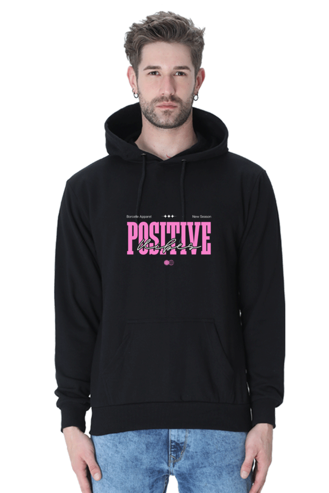 Men's Positive Vibes Hooded Sweatshirt