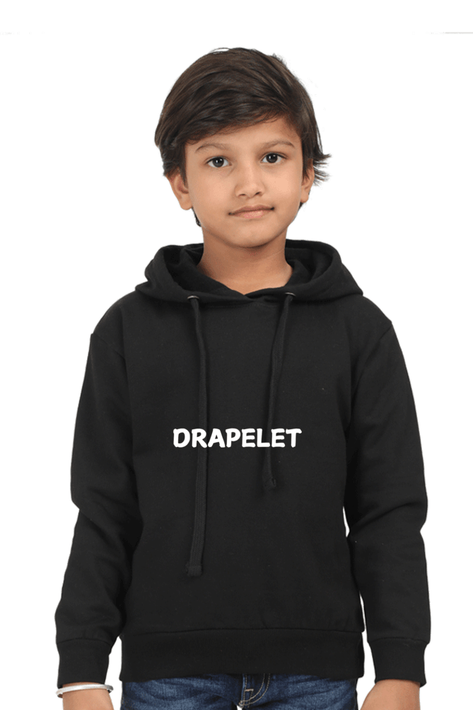 Kids Unisex Drapelet Hooded Sweatshirt