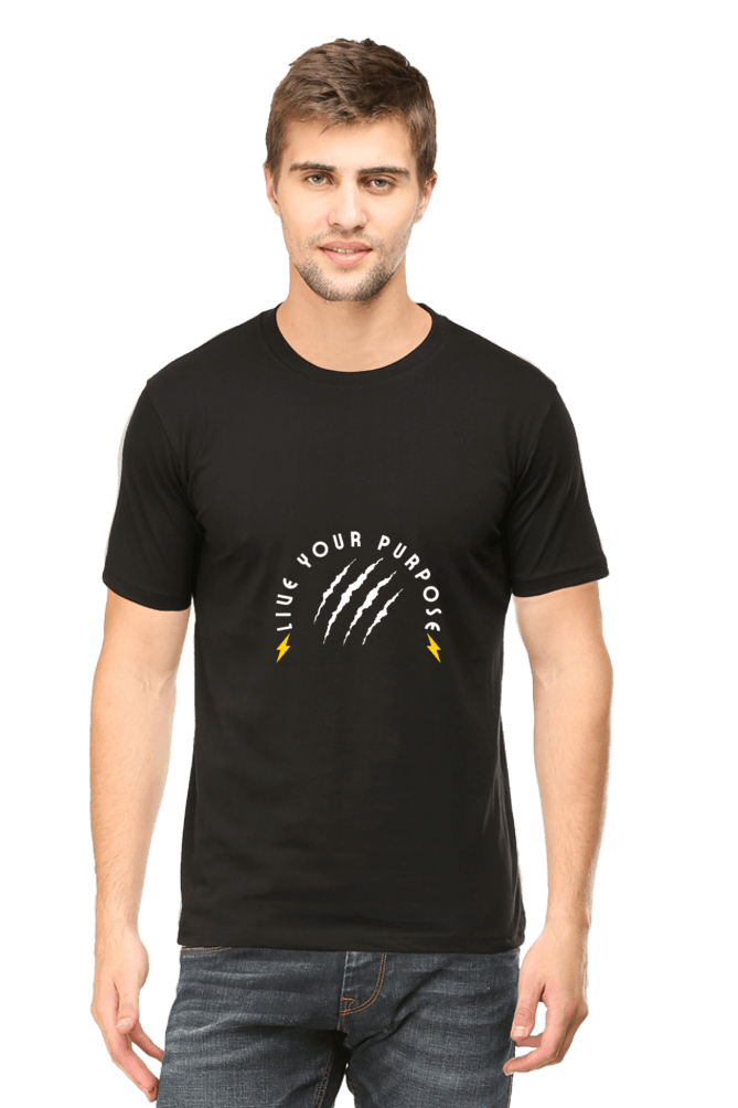 Men's Round Neck Half Sleeve Inspirational T-Shirt