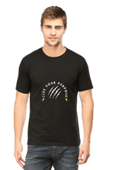 Men's Round Neck Half Sleeve Inspirational T-Shirt