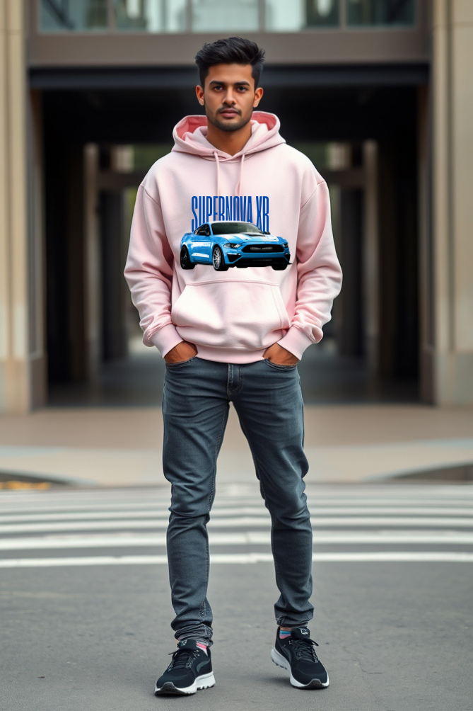 Men's Supernova Car Hooded Sweatshirt