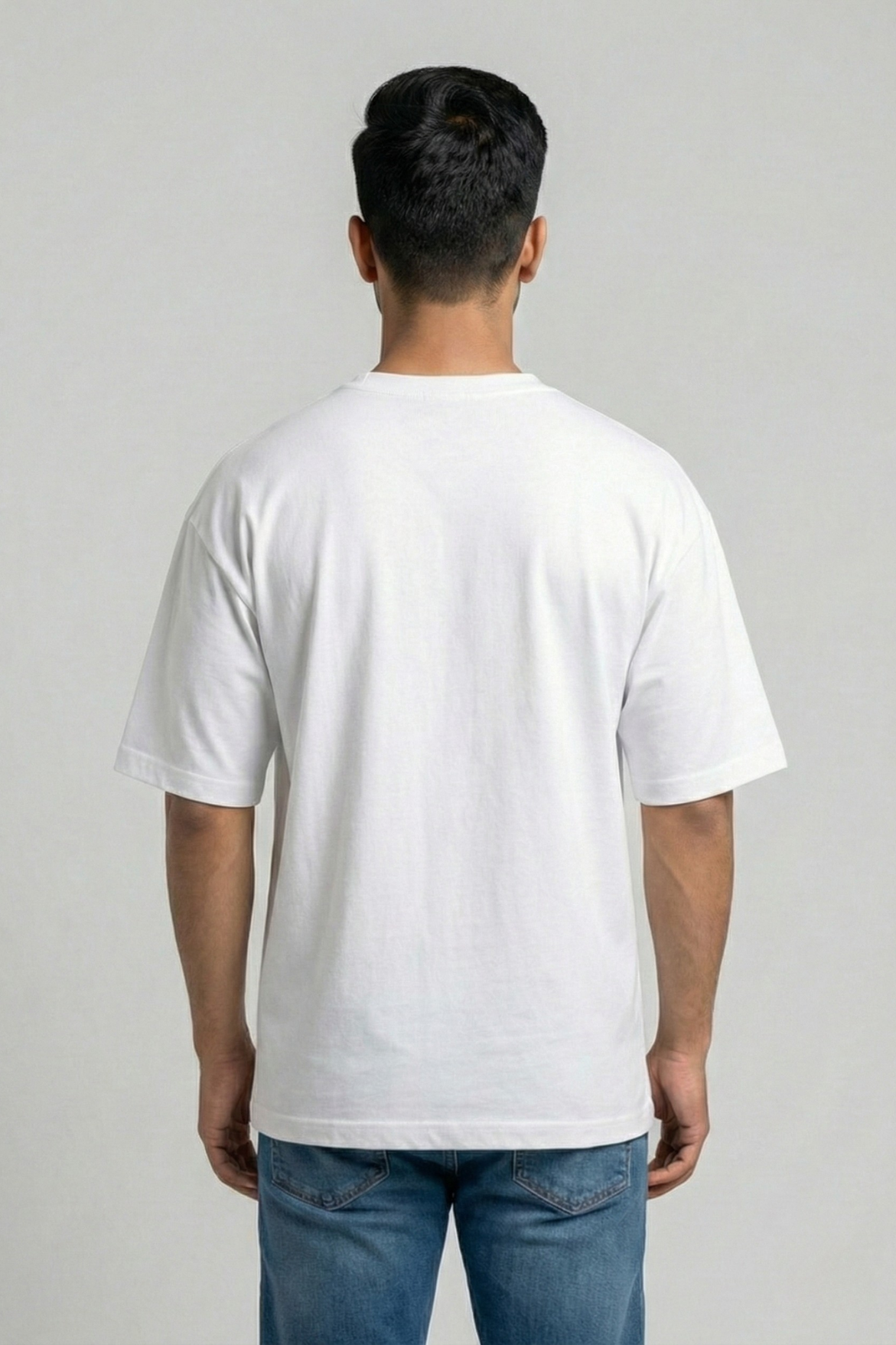 Men's Holi Vibes Pop Art – Classic Oversized White T-Shirt