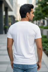Men's Heart Barcode Classic Crew T-Shirt
