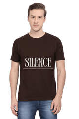 Men's Round Neck Half Sleeve Silence T-Shirt