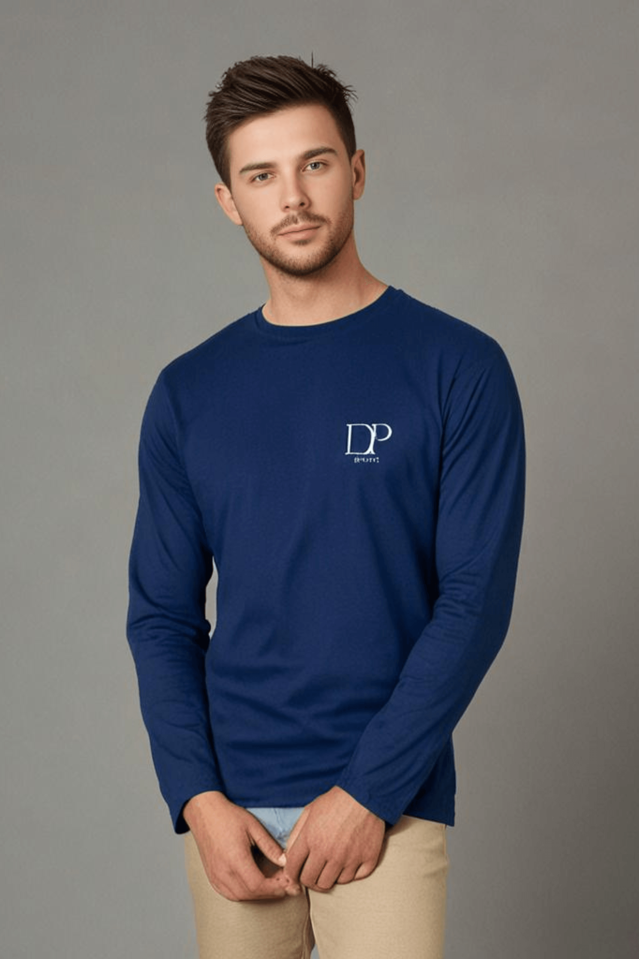 Men's Round Neck Full Sleeve T-shirt