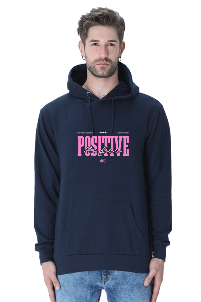 Men's Positive Vibes Hooded Sweatshirt