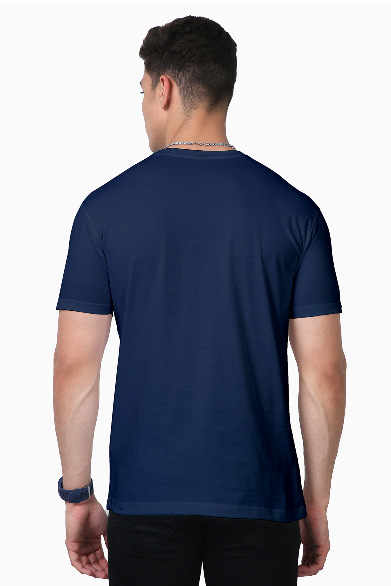 Unisex Navy Blue "Primary Elements of Humour" Premium Supima T-Shirt